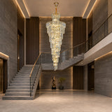 Luxury Crystal Chandelier Light - Grand Pendant Lamp Fixture for Villa Foyer, Hotel Lobby, Living Room & Staircase