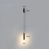 Modern Led Long Pendant Light for Bedroom Bedside Living Room Hanging Lamps Reading Lighting Double Spotlight Decor Chandelier