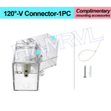 DIY Hexagon Garage LED Tube Accessories & Connector Set (110-240V) - Suspension Wire Cable Kit for Honeycomb Workshop & Barber Shop Lighting