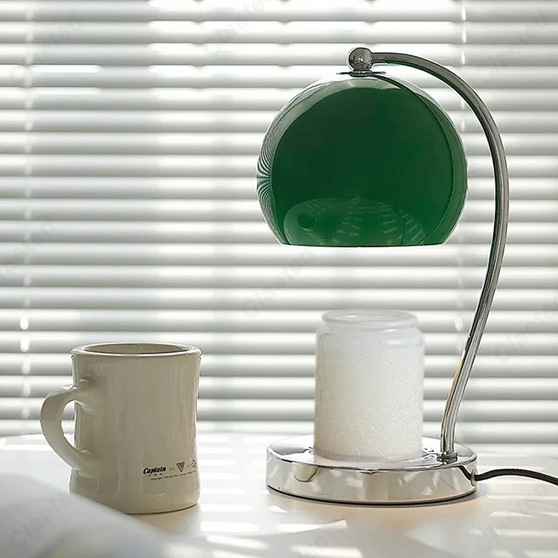 European Wax Melting Lamp & Reed Diffuser - Romantic LED Bedside Nightlight