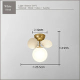 Modern Full Spectrum Ceiling Light - Colorful Bubble Lamp for Living Room