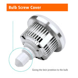 Andoer 85W LED Light Bulb 3000K-6500K Photography Lamp Bulb Energy-saving E27 Mount Remote Control for Photography Studio Home