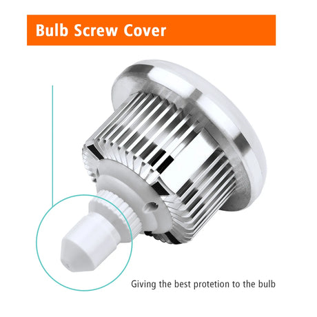 Andoer 85W LED Light Bulb 3000K-6500K Photography Lamp Bulb Energy-saving E27 Mount Remote Control for Photography Studio Home