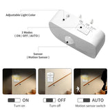 LED Night Light EU Plug In Smart Motion Sensor Light 220V Wall Lamp for Home Aisle WC Hallway Stair Kitchen Bedroom Night Lamp