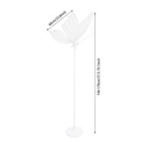 2-Pack 48W Creative LED Butterfly Floor Lamps - Romantic Standing Road Lead Lights for Weddings, Hotels, Events & Home Decor