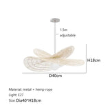 Rattan Pendant Lights Wabi-sabi Style Hand-woven Lamp Restaurant Home Decor Bedroom Living Room Creative Dining Room Chandeliers