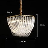 Nordic Art Bent Glass Tube Designer Hanging Lamp Modern Chandelier Lighting Lustre Home Indoor Decor Suspension Luminaire Lampen