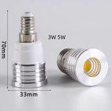10pcs/Lot MINI Ultra Bright Dimmable 3W 5W GU10 MR16 E27 LED Bulb 85-265V Led Spotlights Warm/Natural/Cool White Lamp 110V 220V