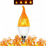 E27 E14 B22 USB LED Flame Light Bulbs 85-265V Party LED Flame Effect Light Simulation Fire Lights Bulb KTV Festival Garden Decor