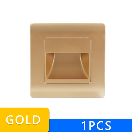 Recessed PIR Sensor Stairs Wall Lamp Indoor Stairs Wall light Corridor Lamp AC85-265V Wall Stairs Lighting Sensor Lamp For Home