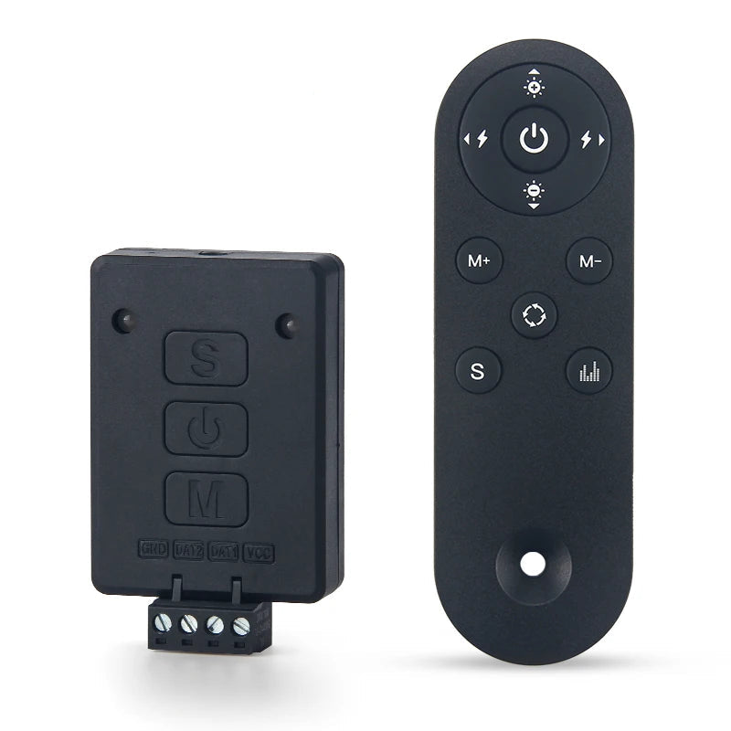 WiFi Smart Curtain Light Controller (DC5V–24V) - App Programmable LED String Driver for WS2811, WS2812B & WS2815