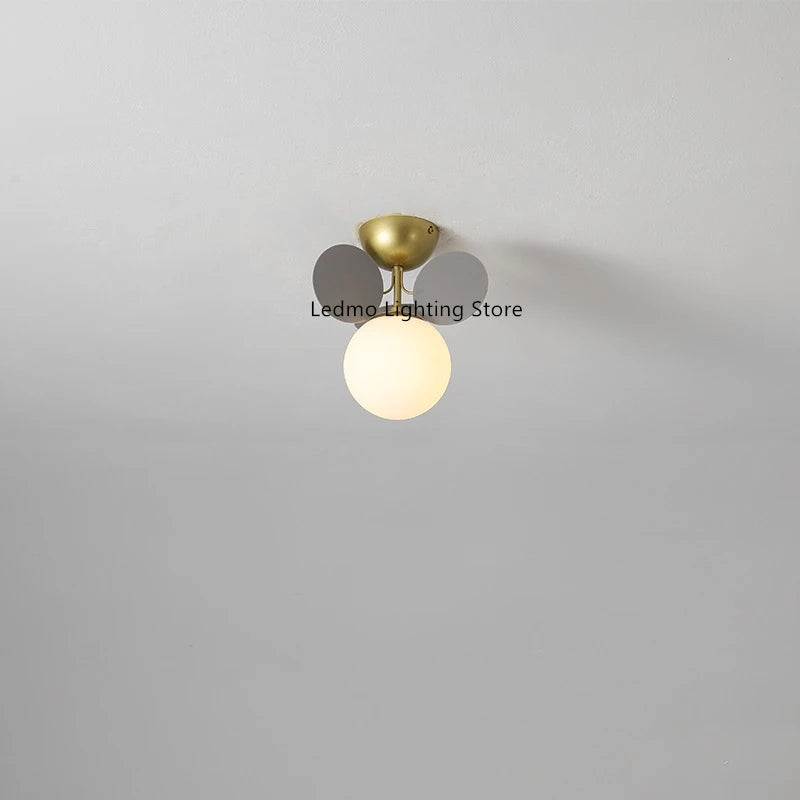 2026 Colourful Chandelier Children Bedroom Ceiling Lamp Dining Living Room Kitchen DownLight Glass Bubble