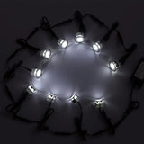 10Pcs Recessed LEDs Deck Lights DC12V Low Voltage IP67 Waterproof In-ground Lamp Landscape Light for Yard Garden Pathway Stairs