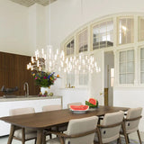 Moooi Coppelia Designer Loft Villa Duplex Chandelier Luxury High-end Living Dining Room LED Round Iron Wire Decor Lighting