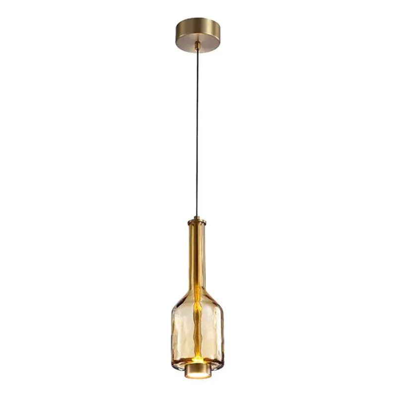 Italian Gusto Creative Glass LED Pendant Lamp - Modern Designer Chandelier Hanging Light for Kitchen Island, Dining Table & Bedroom