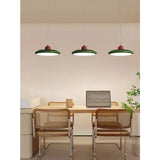 French Cream Flying Saucer Chandelier - Modern Farmhouse Pendant Light