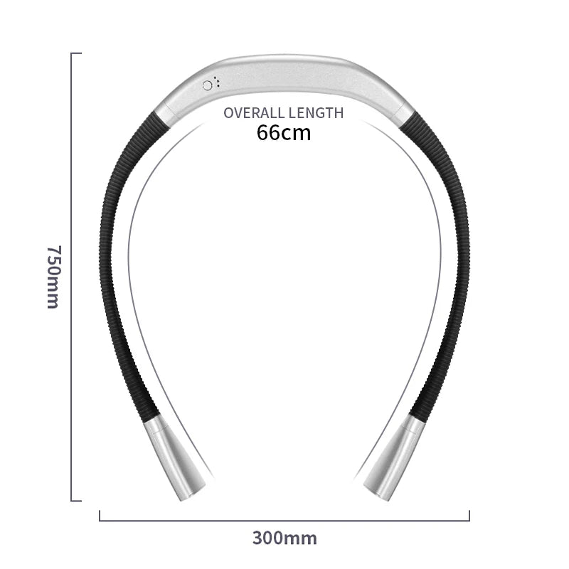 LED Neck Reading Light Flexible Handsfree Lamp Portable USB Rechargeable Book Light Knitting Camping Repairing Running Lighting
