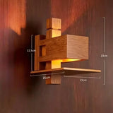 Taliesin Architectural Wooden LED Floor Lamp - Nordic Designer Stacked Column Standing Light Fixture for Living Room, Bedroom, Hotels & Villa Decor