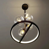 Modern Art Glass Chandelier Creative Personalized Lighting for Restaurant Bedroom Bar Nordic Home Decor Light Fixture