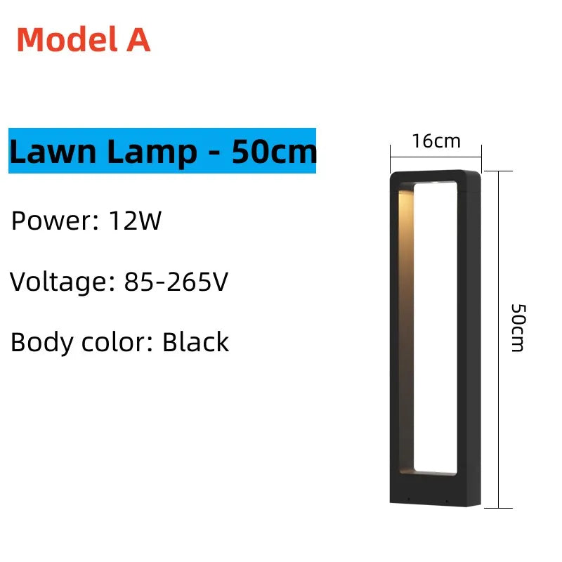 LED Lawn Lamp Landscape Lights For Garden Decoration  AC85-265V IP65 Waterproof Garden Lights Outdoor Lighting For country house