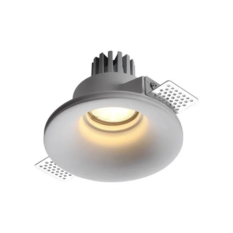 Recessed LED Gypsum Downlight Borderless Zigbee Spotlight Anti-Glare Ceiling Lamp Living Room Bedroom Aisle Embedded Lighting