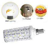 E14 E27 Led Corn Bulb 24W 30W 40W 50W Lamp Chandelier Decorative Living Light SMD5730 Chip Small Warm Replace Halogen Home Room