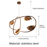 Designer Art Restaurant Pendant Lamp Nordic Bar Hotel Living Room High-end LED Chandelier Creative Home Alien Shaped Decor Light