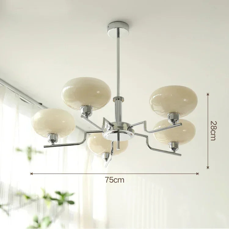 Vintage Bauhaus LED Chandeliers Pendant Lamp Bedroom Study Room Living Dining Room Hanging Lighting Designer Nordic Retro Lamp