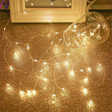 USB LED String Lights Copper Silver Wire - 10M 20M 30M Waterproof Fairy Lights