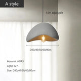 Nordic Wabi Sabi Style Led E27 Chandelier Lustre Dining Room Bedroom Hanghing Home Decor Bar Loft Pendant Fixtures Kitchen Lamp