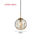 Nordic Pendant Lighting Modern Indoor Glass Ceiling Lamp Chandelier Island Dining Led Simple Bedside Hanging Lustres Fixture