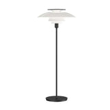 Nordic Floor Lamp Metal and Glass Lampshade Stand Light with Replacement E27 Bulb