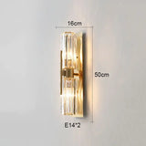 Nordic All-Copper Crystal LED Wall Lamp - Retro Luxury Sconce Light Fixture for Living Room Background, Bedroom Bedside & Villa Decor