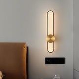 Led Ring Wall Lamps for Bedroom Bedside Hotel Modern Sconce Lights Background Restaurant Lighting Fixtures Decoration Hallway