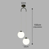 Modern Glass LED Pendant Lights for Dining Room Bedroom Pendant Lamp G9 Bulb Indoor Restaurant Bar Decor Hanging Lamp