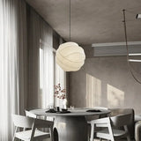 Noguchi Isamu Style Rice Paper Pendant Light - Japanese Wabi-Sabi Ball Ceiling Chandelier Lamp Fixture for Bedroom, Living Room & Restaurant