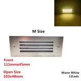 IP65 Underground light 12 LED 15 LED Stair Light Step Light Recessed buried lamp indoor outdoor Staircase Step lights 85-265V