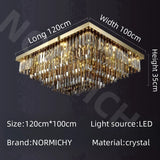 Crystal Lamp Nordic Minimalist Living Room Main Light Modern Elegant Ceiling Light Creative Home Restaurant Led Lights