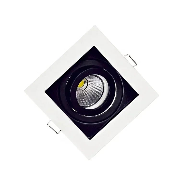 Modern Surface Mounted Square Round GU10 MR16 Spotlight Ceiling Light Housing Downlights Fixture Aluminium Alloy