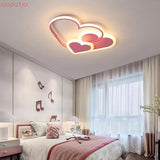 Cloud/Love shape Decor Indoor Lighting fixtures Modern LED White/Pink Ceiling Lamp for Children's Room Kids Bedroom