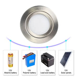 3W 5W 7W DC12V 14mm Slim LED Ceiling Downlight Nickel Color Mini Recessed Lighting 2inch Hole Cut Embedded Lamp  Display lights