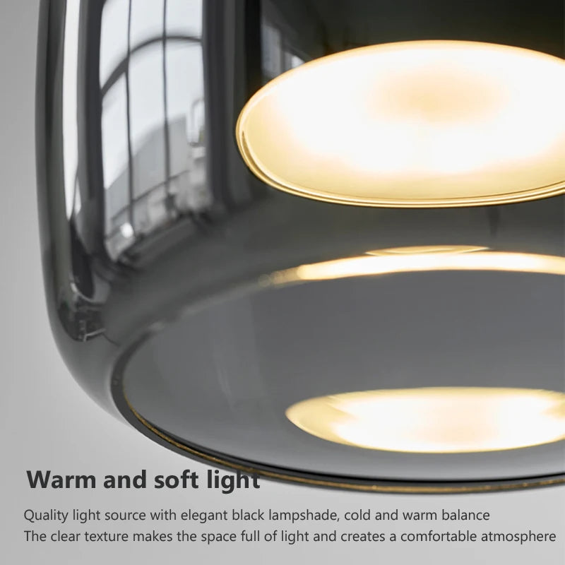 Led Glass Pendant Light light luxury pendant Lamp Deco Nordic Hanging Light Fixtures Bedroom Modern Luminaire Suspension lamp