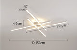 2023 new ceiling lamp Nordic modern LED lamp living room dining room bedroom lights ceiling chandelier