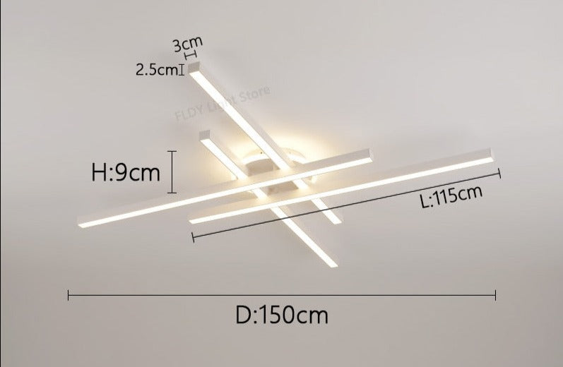 2023 new ceiling lamp Nordic modern LED lamp living room dining room bedroom lights ceiling chandelier