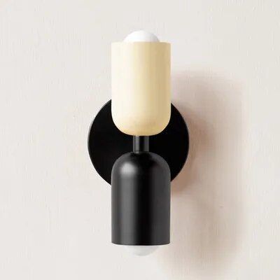 Middle ancient cream colored wall lamp Modern living room Bedside lamp Creative background wall Study corridor wall lamp