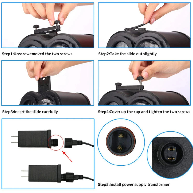 LED Lamp Party Light Lighting Holiday Outdoor Christmas Projector Christmas led lights Projector Waterproof Laser Projection