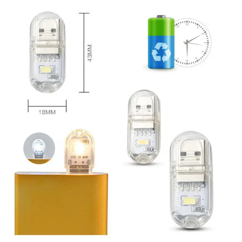 Mini USB Book Lights Portable USB LED Lamps DC 5V Ultra Bright Reading Lamp For Power Bank Camping PC Laptops USB Night Lights