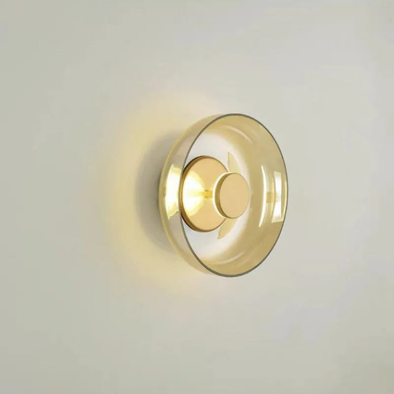 Modern Wall Lamp Glass Led Lighting Bowl Hanging Sconces Nordic Living Bedroom Bedside lamp kitchen Indoor Decors Light Fixtures