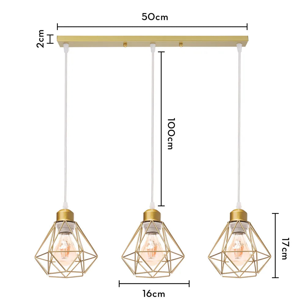 Vintage Pendant Lamp Iron Frame Ceiling Lighting Paint Restaurant Teahouse Chandelier Indoor Wrought Metal Modern Pendant Lights