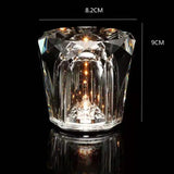 New crystal lamp creative diamond LED rechargeable table lamp bar table lamp atmosphere bedroom bedside atmosphere lamp